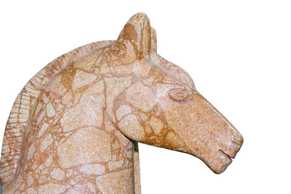 Каменная голова лошади — стоковое фото