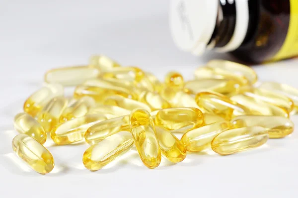 Omega-3 pillole — Foto Stock