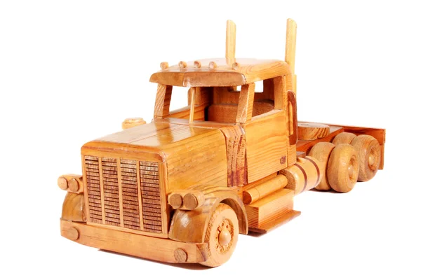 Wood Tractor Trailer — Stock Photo, Image