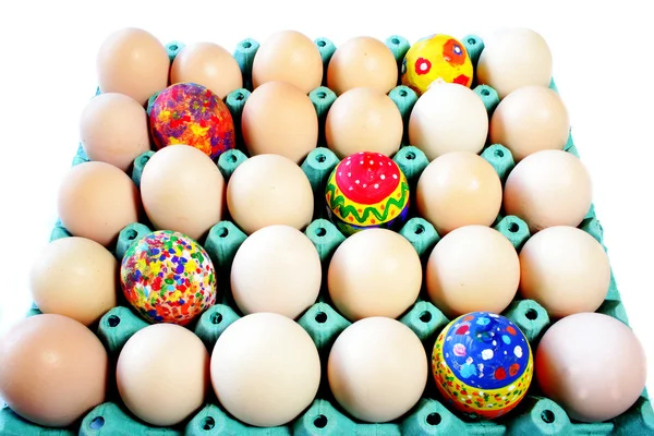 Telur berwarna — Stok Foto