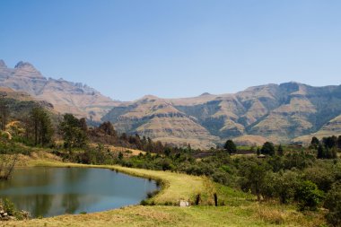 Güney Afrika 'daki Drakensberg Dağı