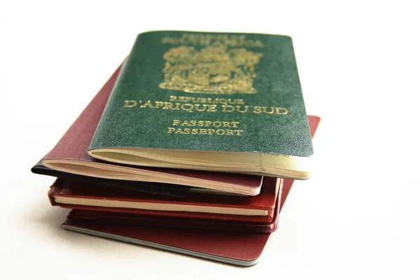 Pilha de passaporte — Fotografia de Stock