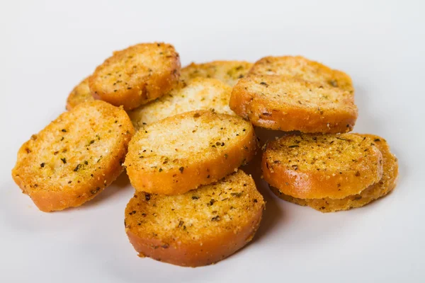 Crouton on white — Stock Image Crouton on white Stock Photo