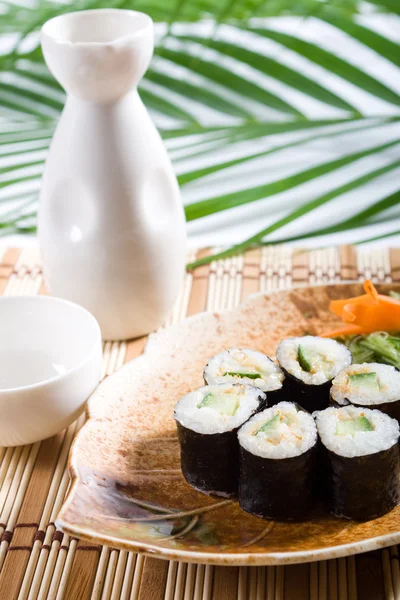 Japanse sushi rol — Stockfoto