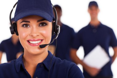 Profesyonel teknik destek çağrı merkezi despatcher ve ekibi