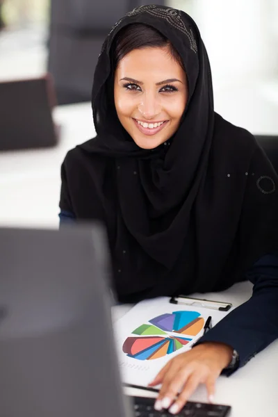 Oficinista árabe atractivo — Foto de Stock
