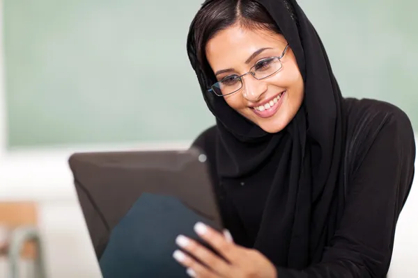 Studentessa musulmana — Foto Stock