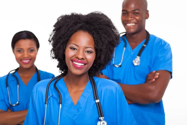 Group of afro american nurses — Stock Photo, Image