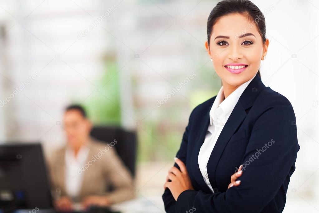 portrait of smiling business woman