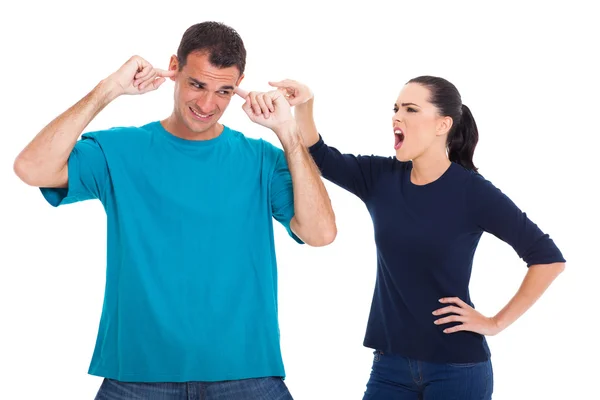 Couple having an argument — Stock Photo, Image