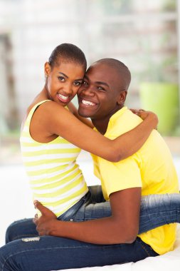 genç Afrikalı çift portresi