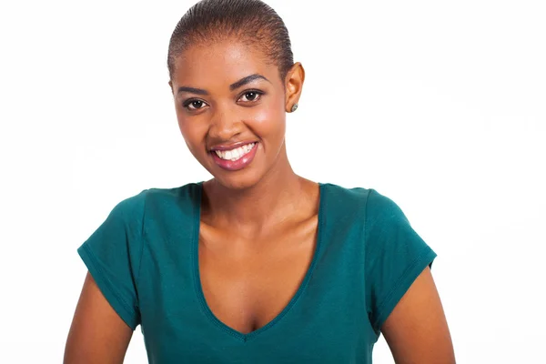 Beautiful young african american woman — Stock Photo, Image