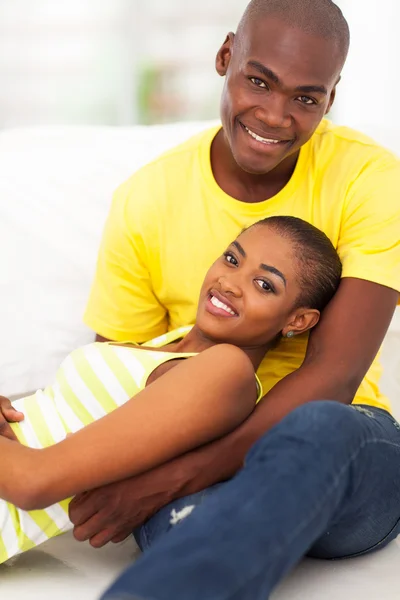 Lovely african couple — Stock Photo, Image