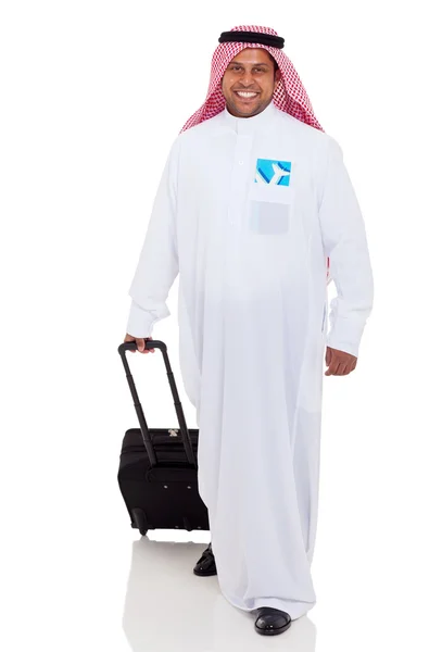 Homme d'affaires arabe voyageant — Photo