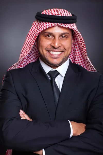 Ближневосточный бизнесмен — стоковое фото