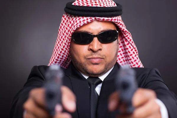 Arabian mafia man — Stock Photo, Image