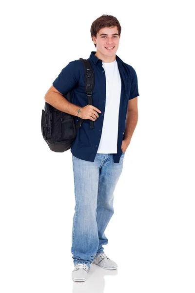 Nastoletni chłopiec szkoły — Zdjęcie stockowe