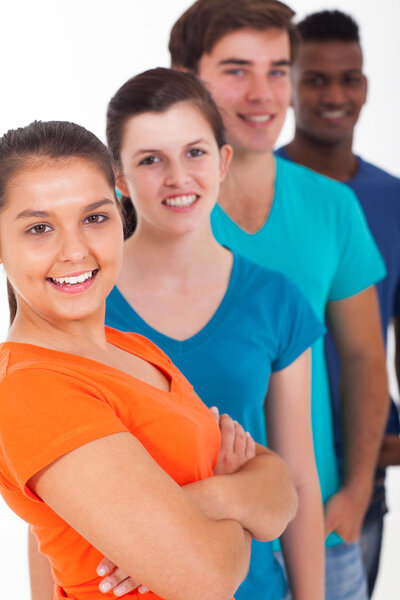 diversity of young teenagers