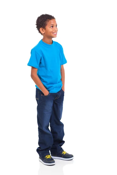 Indian little boy looking up — Stock Photo, Image