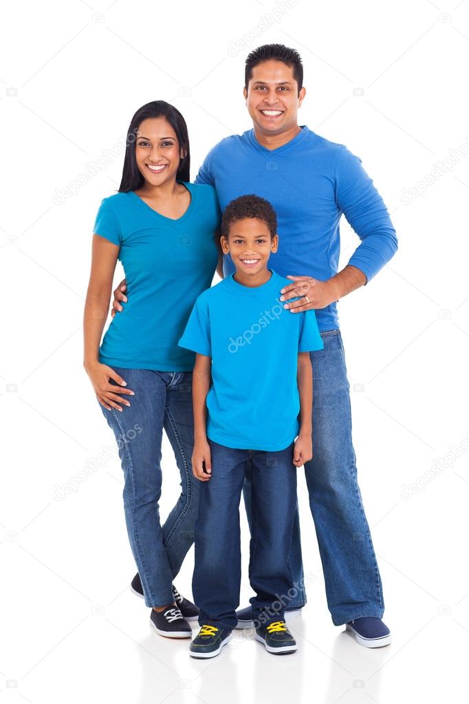 young indian family