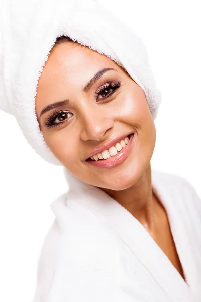 Pretty woman posing after spa treatment — Stock Photo, Image