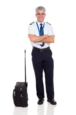 Orta yaşlı havayolu pilot silah ile geçti