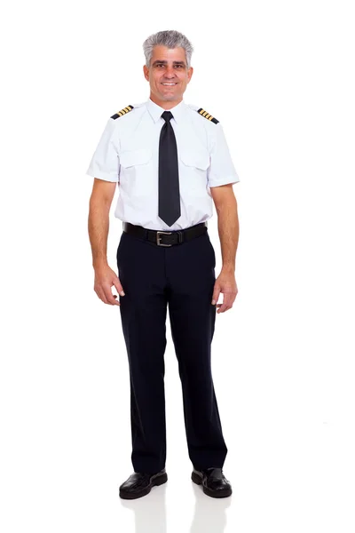 Senior Airline Pilot — Stockfoto