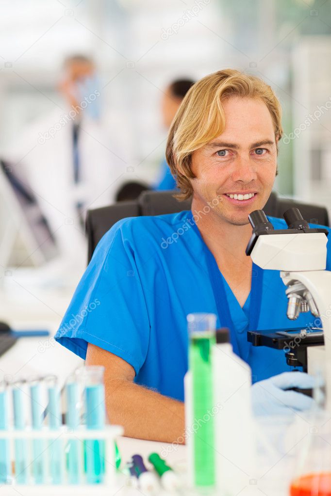 Lab technician in laboratory Stock Photo by ©michaeljung 28708157