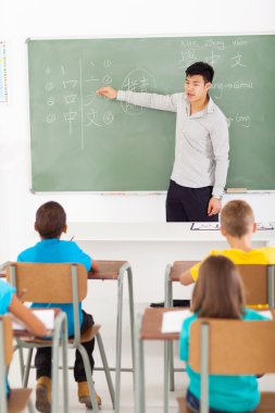 Çinli öğretmen grup İlköğretim Okulu öğrencilerinin öğretim