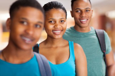 afro Amerikan Üniversitesi öğrenci grubu