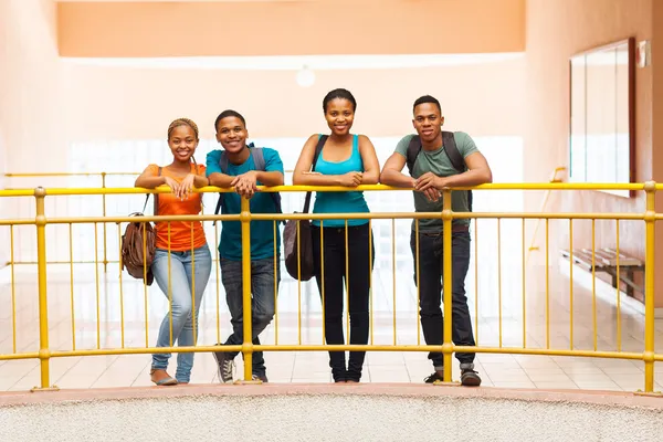 Estudantes universitários africanos — Fotografia de Stock