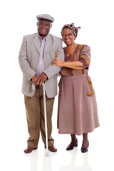 高齢者のアフリカのカップル — ストック写真