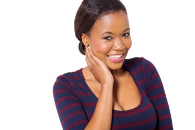 Genç afro Amerikan Bayan