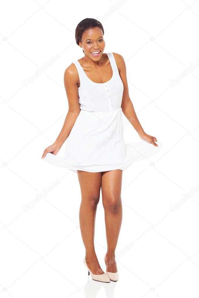 White dresses top for young ladies