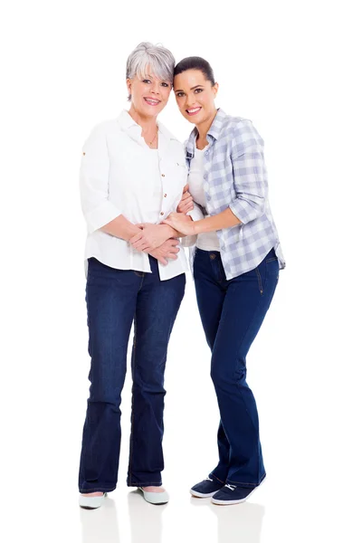 Middle aged mother and young daughter — Stock Photo, Image