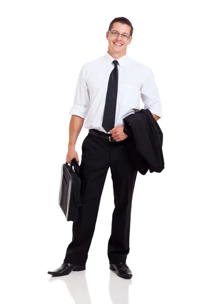 Businessman with briefcase — Stock Photo, Image