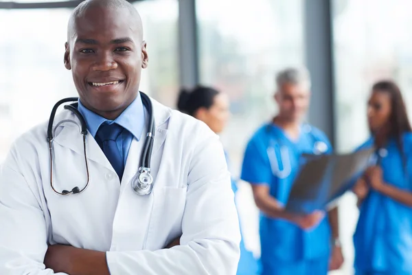 Cirurgião médico africano — Fotografia de Stock