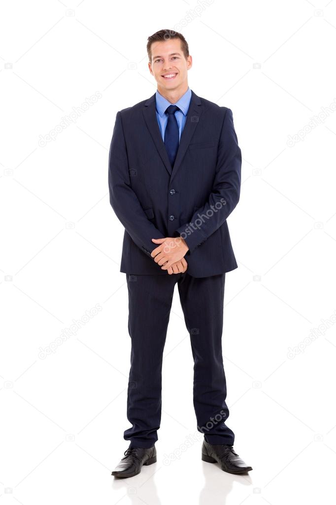 handsome businessman in suit