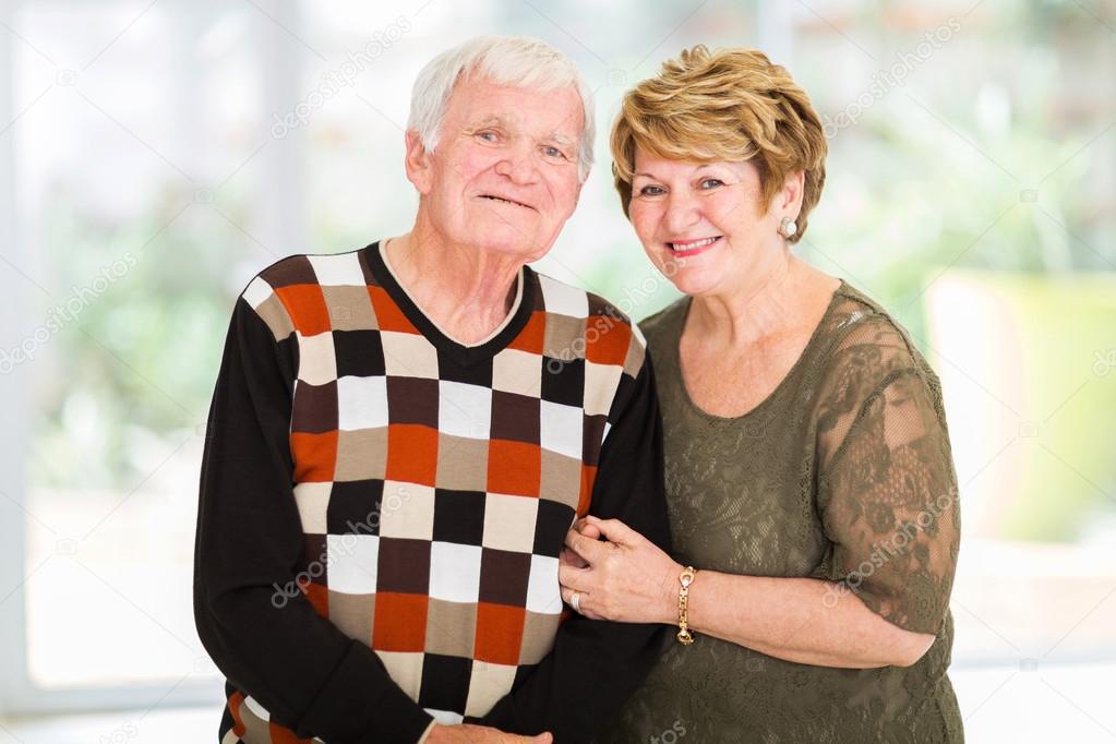 retired senior couple portrait