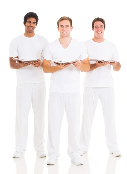 Group of young church choir singers — Stock Photo, Image