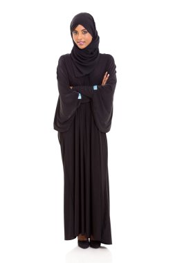 Arap kadın kolları geçti