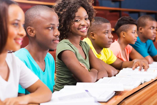 Studenti che studiano insieme — Foto Stock