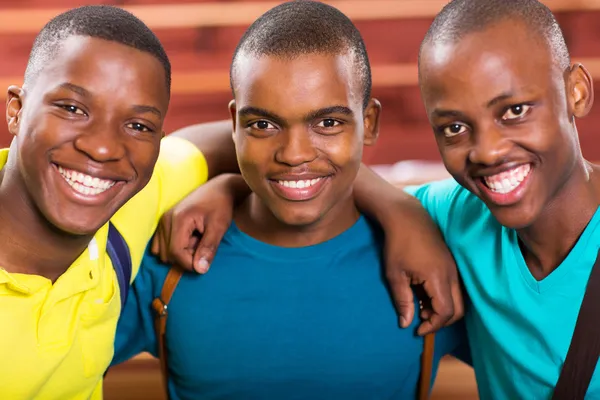 Africano meninos universitários — Fotografia de Stock