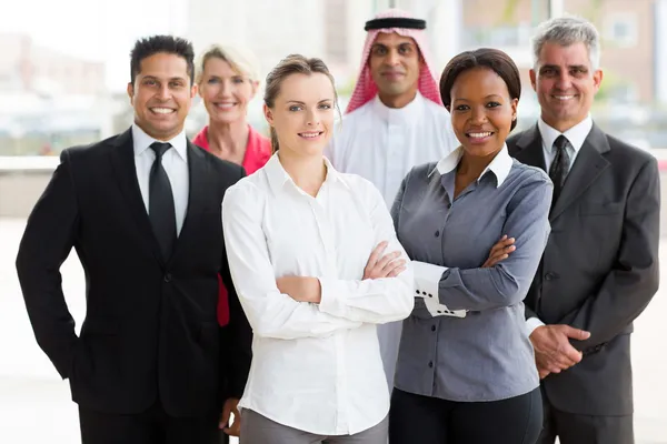 Multiraciale zakelijke team — Stockfoto