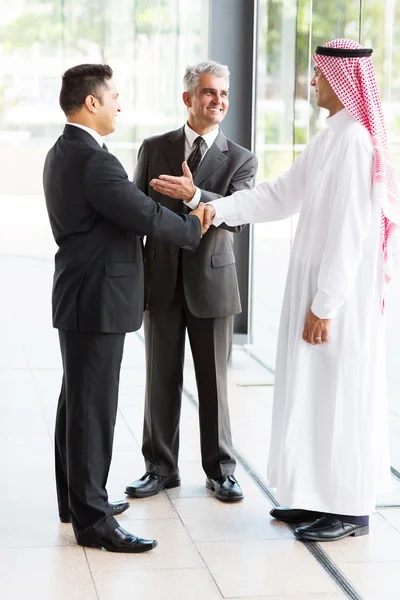 Einführung in Geschäftspartner — Stockfoto