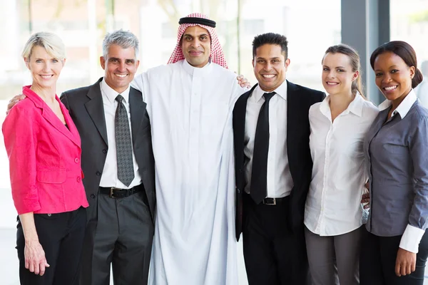 Multiracial verksamhet team — Stockfoto