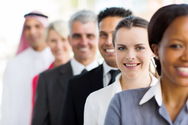 Businesswoman with businesspeople — Stock Photo, Image