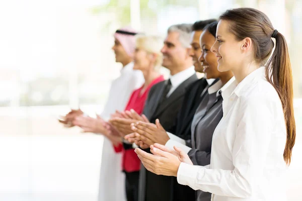 Business partners applauding — Stock Photo, Image
