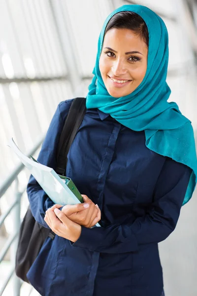 Middle eastern college girl — Stock Photo, Image