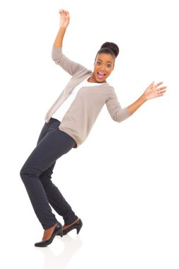 Afrikalı kadın paket fişi